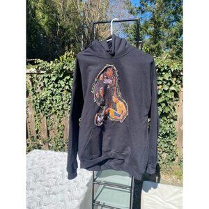 Allen Iverson - Step Over Hand Stitched Hoodie Size Large Men’s New